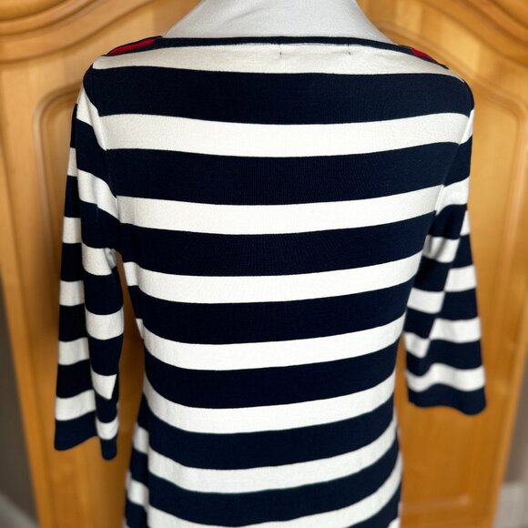 Lauren by Ralph Lauren, PL, T-Shirt Dress with Sailor Buttons - Picture 8 of 10